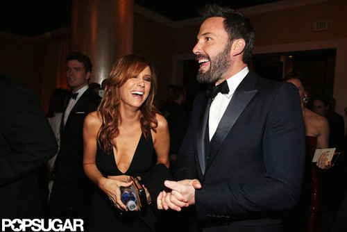 Ben Affleck and Kristen Wiig shared a laugh during the show.
Ben Affleck and Kristen Wiig shared a laugh during the show.