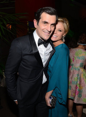 Claire & Hugh Celebrate Homeland at Fox's Bash With the Modern Family Crew Claire & Hugh Celebrate Homeland at Fox's Bash With the Modern Family Crew
