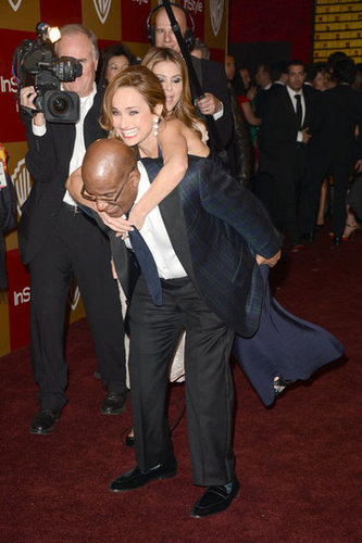 Al Roker got silly with Giada De Laurentils.
Al Roker got silly with Giada De Laurentils.