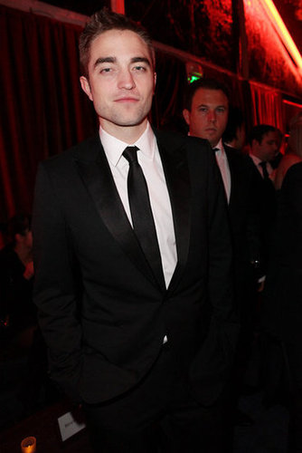 Robert Pattinson suited up for The Weinstein Company' bash.
Robert Pattinson suited up for The Weinstein Company' bash.
