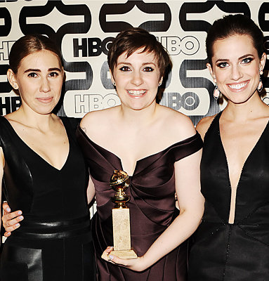 Zosia Mamet, Lena Dunham and Allison Williams Zosia Mamet, Lena Dunham and Allison Williams