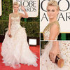 Julianne Hough in Monique Lhuillier at 2013 Golden Globes