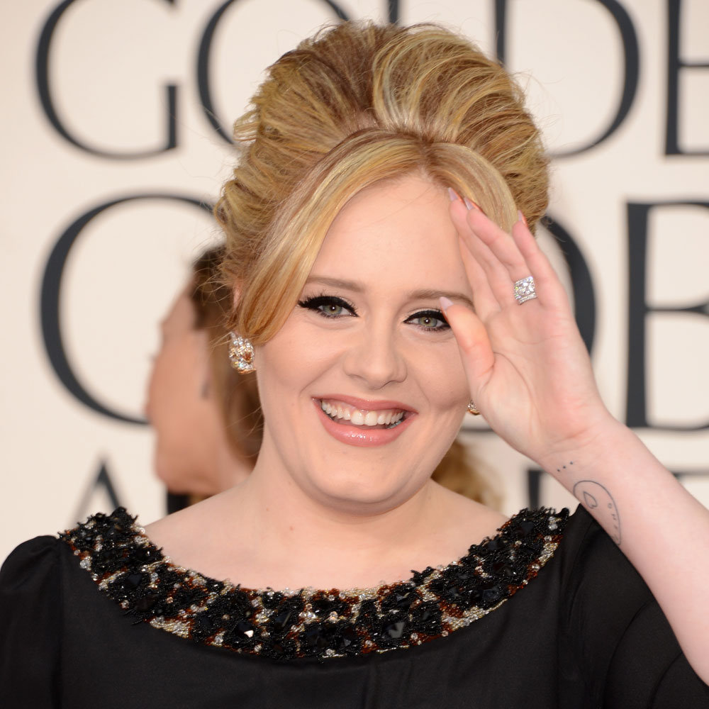 Pictures of Adele at the 2013 Golden Globes Pictures of Adele at the 2013 Golden Globes