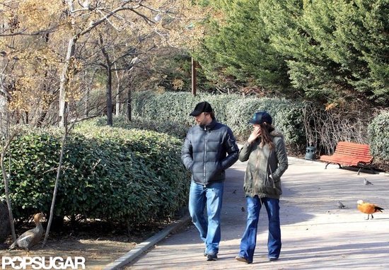 Penélope Cruz and Javier Bardem took a walk around a park in Madrid.
Penélope Cruz and Javier Bardem took a walk around a park in Madrid.