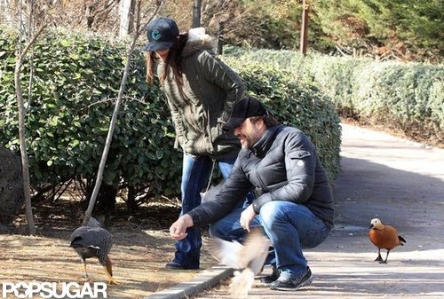 Penélope Cruz and Javier Bardem had a date at the park in Madrid.
Penélope Cruz and Javier Bardem had a date at the park in Madrid.