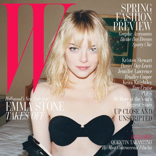 Emma Stone in W Magazine February 2013