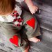He Wears His Heart on His Knees!