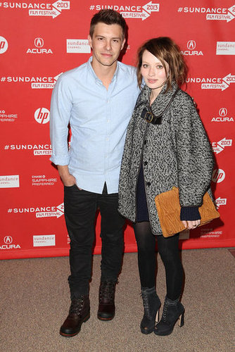 Xavier Samuel and Emily Browning at the Sundance Film Festival on Friday.
Xavier Samuel and Emily Browning at the Sundance Film Festival on Friday.