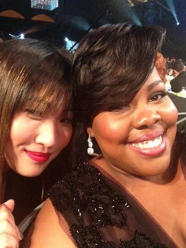 Glee-inspired sparkles and smiles.
Source: Twitter user MsamberPriley
Glee-inspired sparkles and smiles.
Source: Twitter user MsamberPriley
