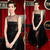 Anne Hathaway: SAG Awards Red Carpet Dresses 2013