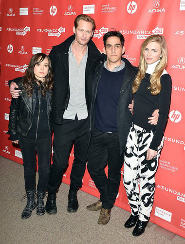 Ellen Page, Alexander Skarsgard, Zal Batmanglij, and Brit Marling posed together at the Sundance premiere of The East.
Ellen Page, Alexander Skarsgard, Zal Batmanglij, and Brit Marling posed together at the Sundance premiere of The East.