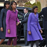 See Malia and Sasha's Classic Inaugural Looks See Malia and Sasha's Classic Inaugural Looks