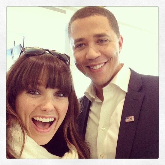 Sophia Bush was on the same flight as Barack Obama impersonator Reggie Brown.
Source: Twitter user SophiaBush
Sophia Bush was on the same flight as Barack Obama impersonator Reggie Brown.
Source: Twitter user SophiaBush