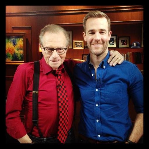 James Van Der Beek hung out with Larry King.
Source: Twitter user vanderjames
James Van Der Beek hung out with Larry King.
Source: Twitter user vanderjames