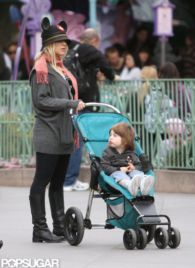 Christina Aguilera sported mouse ears during a January 2011 trip to Disneyland with Max.
Christina Aguilera sported mouse ears during a January 2011 trip to Disneyland with Max.