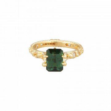 There's something so regal about this Polly Wales empress Rapunzel ring ($3,100), which boasts 18-karat yellow gold and a lush green tourmaline stone.
There's something so regal about this Polly Wales empress Rapunzel ring ($3,100), which boasts 18-karat yellow gold and a lush green tourmaline stone.