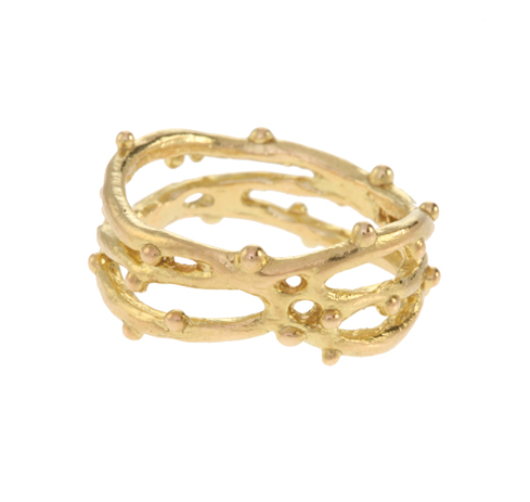 We love the feel of this branch-shaped Broken English ring ($1,150) because it happens to be a perfect balance of free spirited and luxurious.
We love the feel of this branch-shaped Broken English ring ($1,150) because it happens to be a perfect balance of free spirited and luxurious.