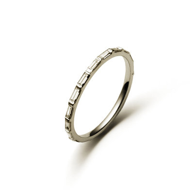 Not all rings have to be classified as "huge rocks" to be insanely beautiful. Case in point: this Nora Kogan Skinny ring ($3,630) is the ultimate in sleek, minimalistic splendor.
Not all rings have to be classified as "huge rocks" to be insanely beautiful. Case in point: this Nora Kogan Skinny ring ($3,630) is the ultimate in sleek, minimalistic splendor.