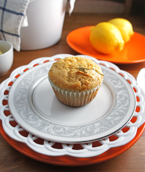 Lemon Rosemary Muffins