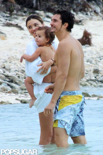 Miranda Kerr and husband Orlando Bloom jetted off to Mexico for a family vacation with baby Flynn.
Miranda Kerr and husband Orlando Bloom jetted off to Mexico for a family vacation with baby Flynn.