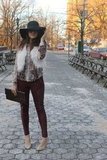 Snakeskin, Faux Fur & Oxblood