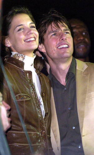 Then-couple Katie Holmes and Tom Cruise were at the Super Bowl to watch J Lo and Marc Anthony's 2007 performance.
Then-couple Katie Holmes and Tom Cruise were at the Super Bowl to watch J Lo and Marc Anthony's 2007 performance.
