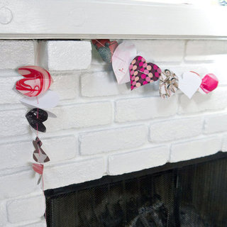 DIY Paper Heart Garland