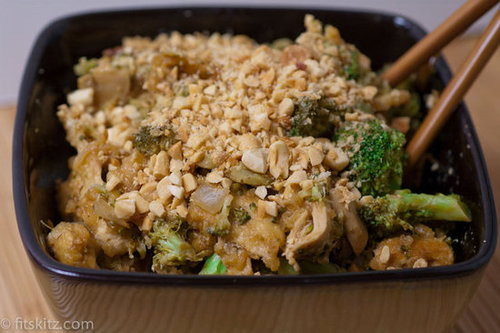 Vegan Thai Peanut Bowl