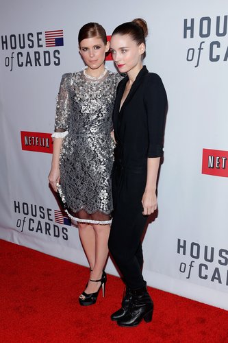 Rooney Shows Sisterly Support For Kate at the House of Cards Premiere Rooney Shows Sisterly Support For Kate at the House of Cards Premiere