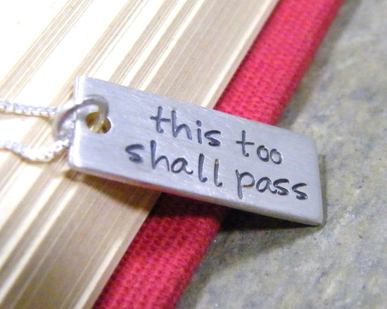 Inspirational Quote Necklace Inspirational Quote Necklace
