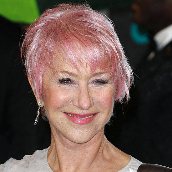Helen Mirren New Pink Hair | BAFTA Awards 2013 Helen Mirren New Pink Hair | BAFTA Awards 2013