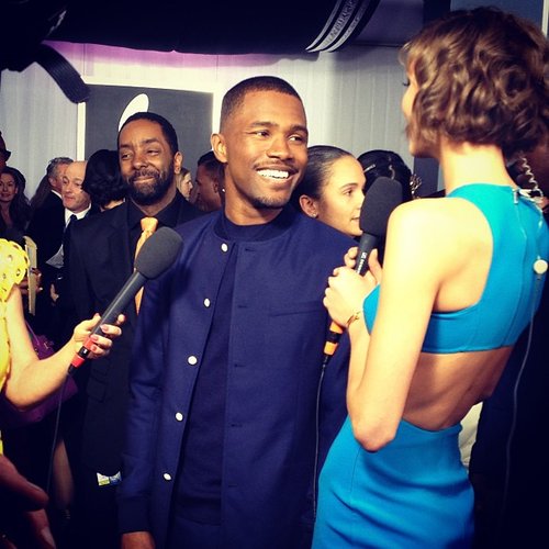 Karlie Kloss met up with Frank Ocean on the red carpet at the Grammys.
Source: Instagram user KarlieKloss
Karlie Kloss met up with Frank Ocean on the red carpet at the Grammys.
Source: Instagram user KarlieKloss