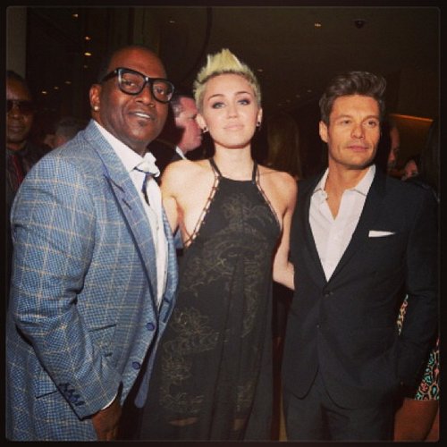 Randy Jackson shared a photo with Ryan Seacrest and Miley Cyrus at a pre-Grammys event.
Source: Instagram user Randy Jackson
Randy Jackson shared a photo with Ryan Seacrest and Miley Cyrus at a pre-Grammys event.
Source: Instagram user Randy Jackson