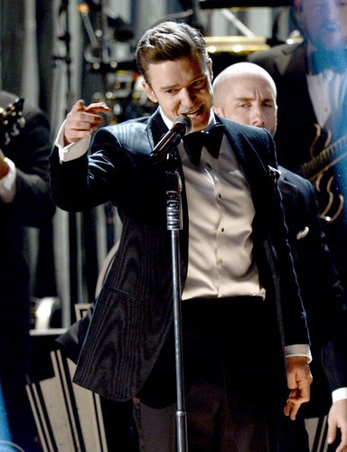 Justin Timberlake entertained the audience with a blast from the past performance.
Justin Timberlake entertained the audience with a blast from the past performance.