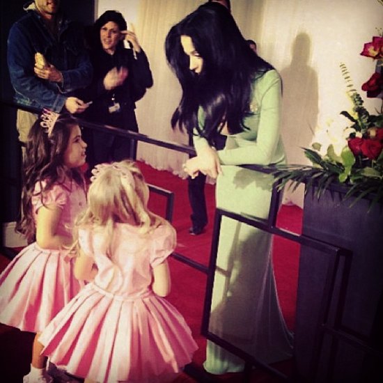 Sophia Grace and Rosie met Katy Perry on the Grammys red carpet.
Source: Instagram user sophiagrace_rosie
Sophia Grace and Rosie met Katy Perry on the Grammys red carpet.
Source: Instagram user sophiagrace_rosie