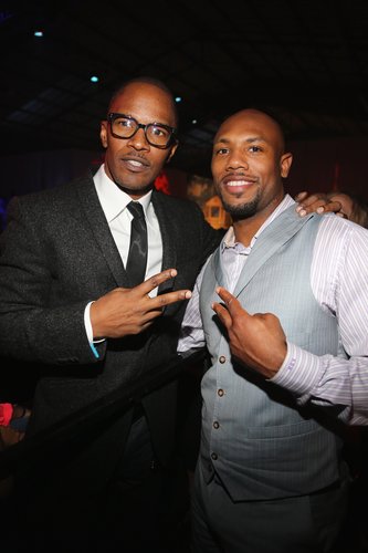 Jamie Foxx posed for pictures at a Super Bowl party presented by Patron Tequila on Friday night in New Orleans.
Jamie Foxx posed for pictures at a Super Bowl party presented by Patron Tequila on Friday night in New Orleans.