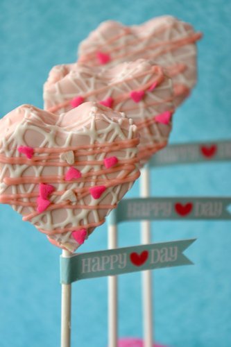 No Bake Heart Cake Pops No Bake Heart Cake Pops