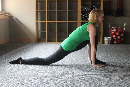 Thigh stretch Thigh stretch