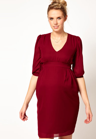 ASOS Tulip Dress With Ruching