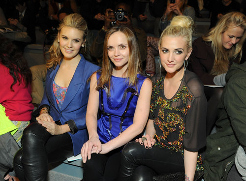 Maggie Grace, Christina Ricci, and Ashlee Simpson shared front-row status at Richard Chai Love on Thursday.
Maggie Grace, Christina Ricci, and Ashlee Simpson shared front-row status at Richard Chai Love on Thursday.