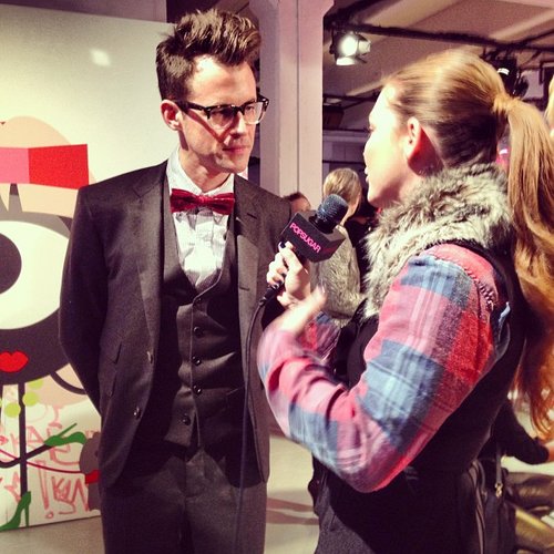 Our reporter Allison McNamara interviewed stylist Brad Goreski at Kate Spade.
Our reporter Allison McNamara interviewed stylist Brad Goreski at Kate Spade.