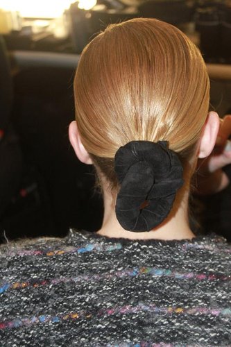 "We wanted something pure, but not just a ponytail. We wanted a touch of sophistication, and the knot was like the final touch," Gilbert said. "It's a bit like a boat knot in a way."
"We wanted something pure, but not just a ponytail. We wanted a touch of sophistication, and the knot was like the final touch," Gilbert said. "It's a bit like a boat knot in a way."