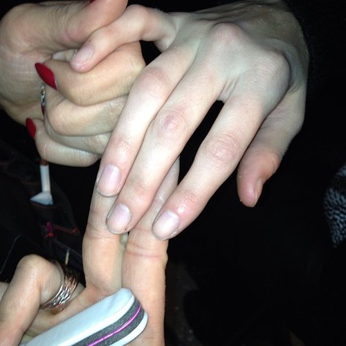 No polish necessary at Victoria Beckham.
No polish necessary at Victoria Beckham.
