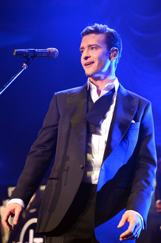 Justin Timberlake sang at a Grammys afterparty.
Justin Timberlake sang at a Grammys afterparty.