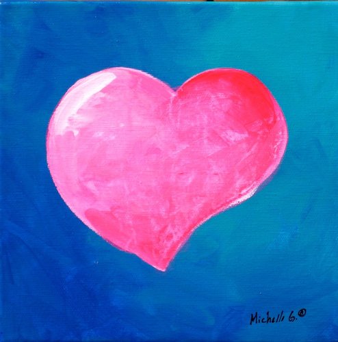 Add a bold splash of color to his or her room with this bright heart canvas art ($95).
Add a bold splash of color to his or her room with this bright heart canvas art ($95).