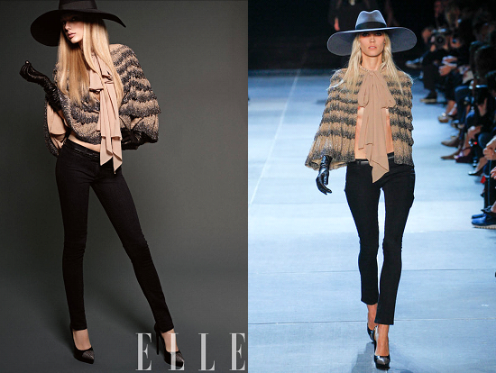 Taylor Swift Elle March 2013 Look 3 Saint Laurent Taylor Swift Style