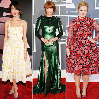 Alexa Chung, Florence Welch | Grammys 2013 Hair and Makeup