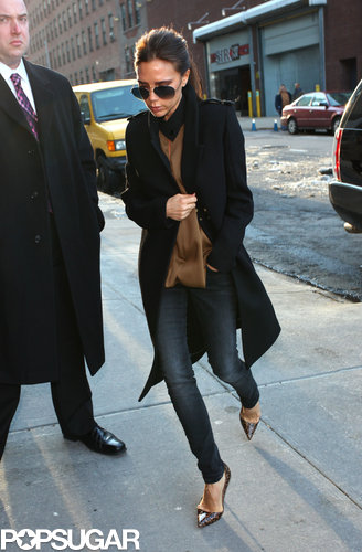 Victoria Beckham continued her NYFW duties.
Victoria Beckham continued her NYFW duties.
