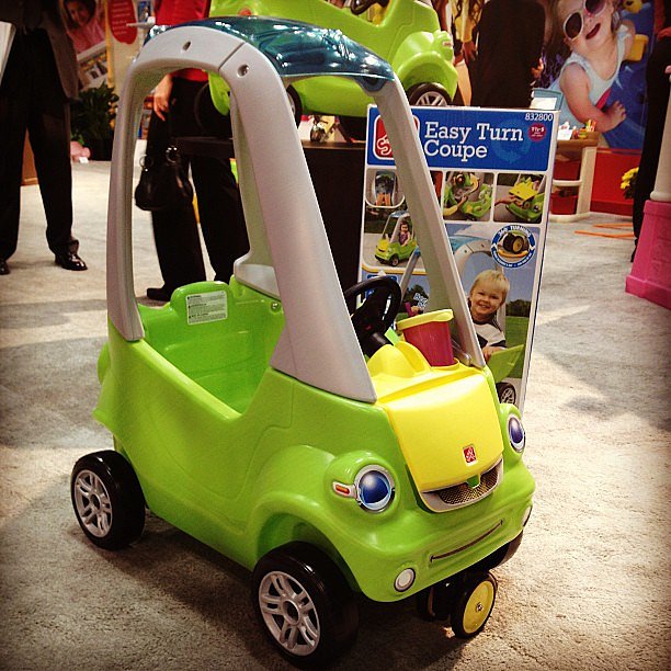 Step2 introduced the Easy Turn Coupe, which has an extra swivel front wheel for ease of steering.
Step2 introduced the Easy Turn Coupe, which has an extra swivel front wheel for ease of steering.