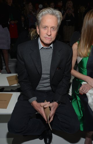 Michael Douglas took a front-row seat at Michael Kors.
Michael Douglas took a front-row seat at Michael Kors.